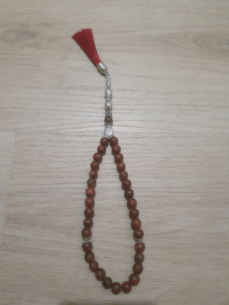 Tesbih roter Jasper