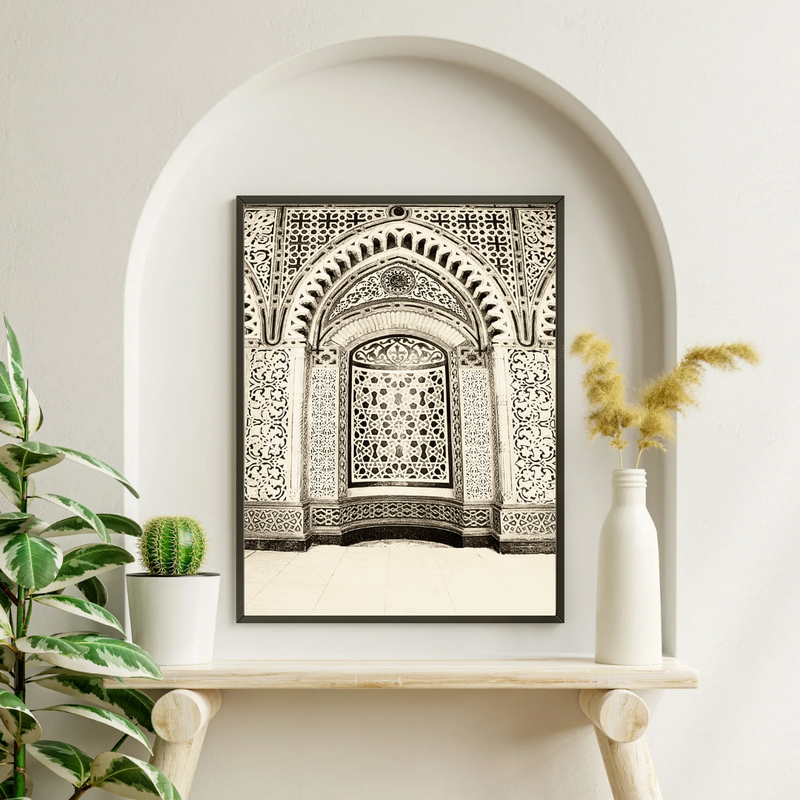 Wandkunst - ästhetische marokkanische Kunst Poster
