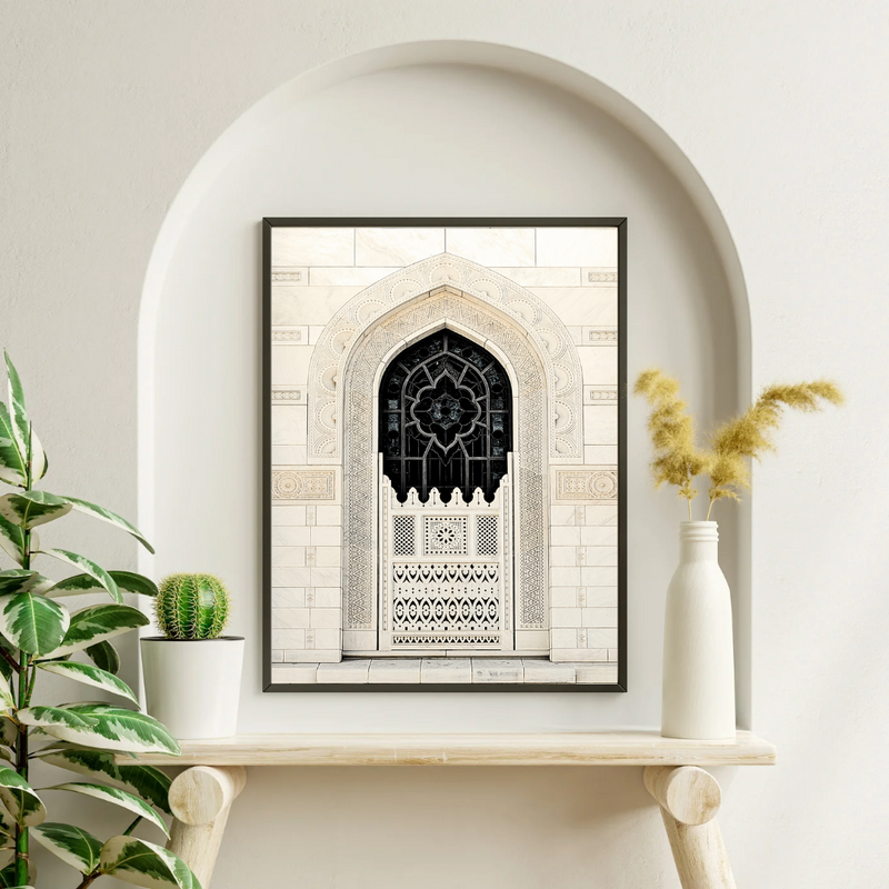 Wandkunst - ästhetische marokkanische Architektur Poster